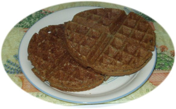 Buckwheat-Rice Yeast-Raised Vegan Waffles