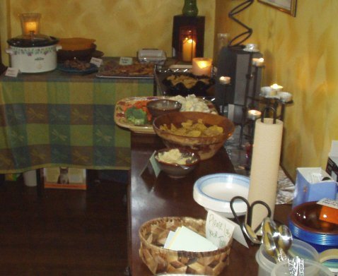 additional vegan waffle party food and toppings