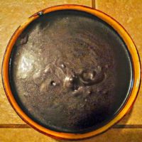 vegan deep dark chocolate waffle syrup in bowl