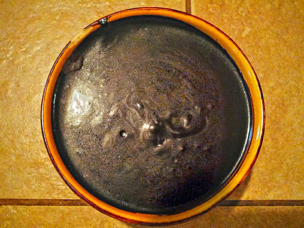 vegan deep dark chocolate waffle syrup in bowl