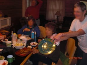 clean vegan waffle plate