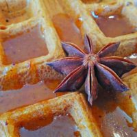 sweet-star-anise-syrup-on-naked-vegan-waffle