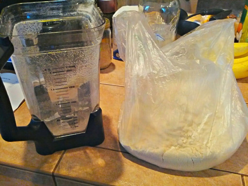 home ground rice flour for vegan waffles